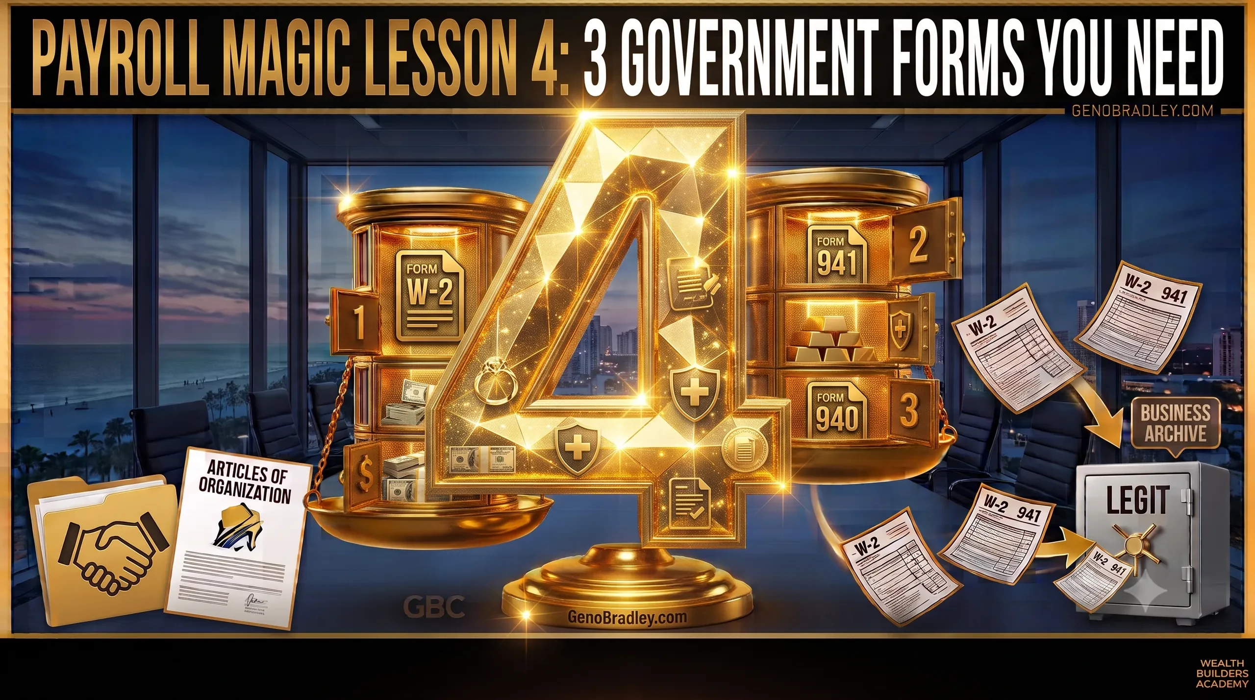 Lesson 4 | The 3 Forms You Must Have lesson poster