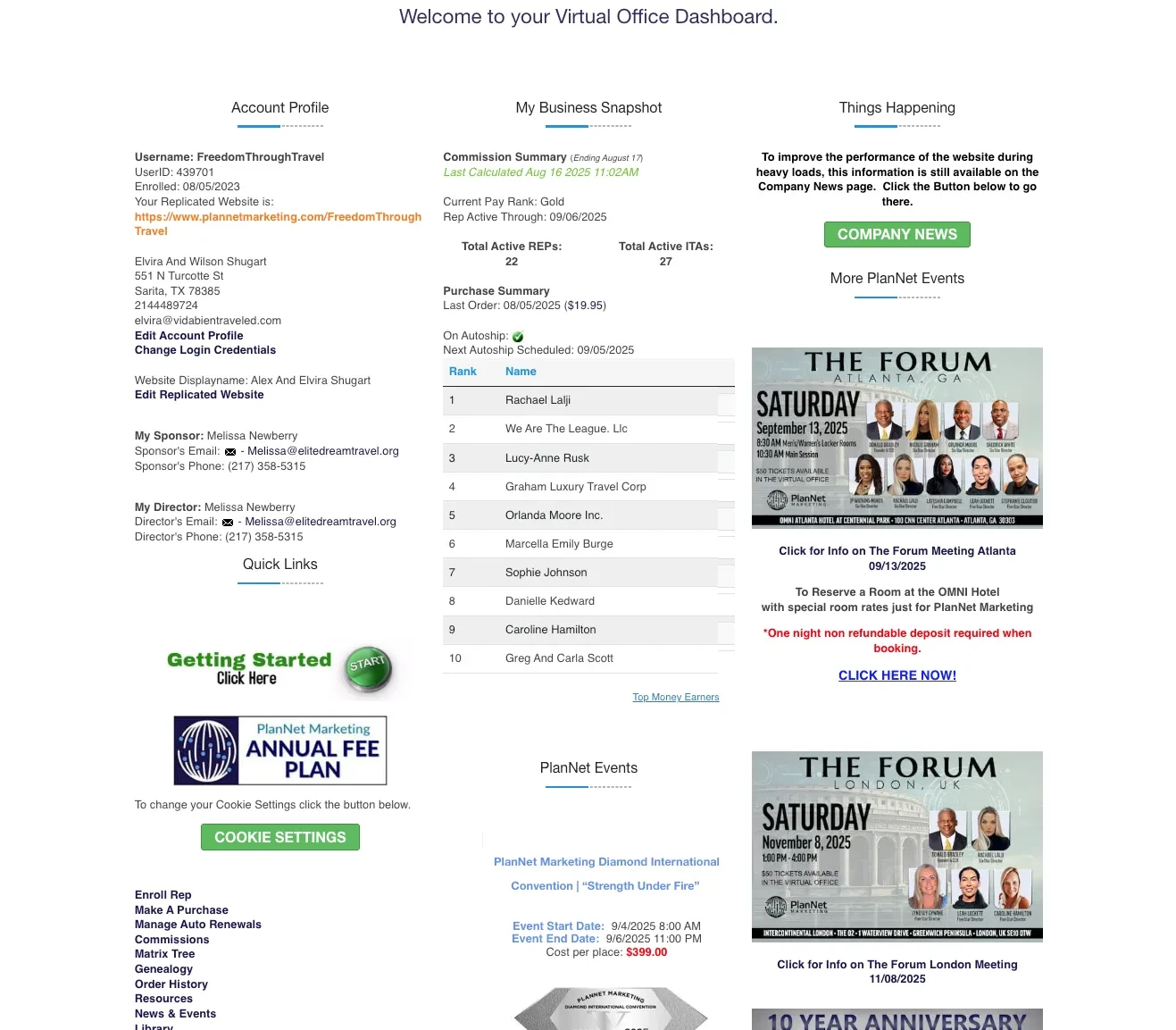 Explore Your Virtual Office Dashboard lesson poster