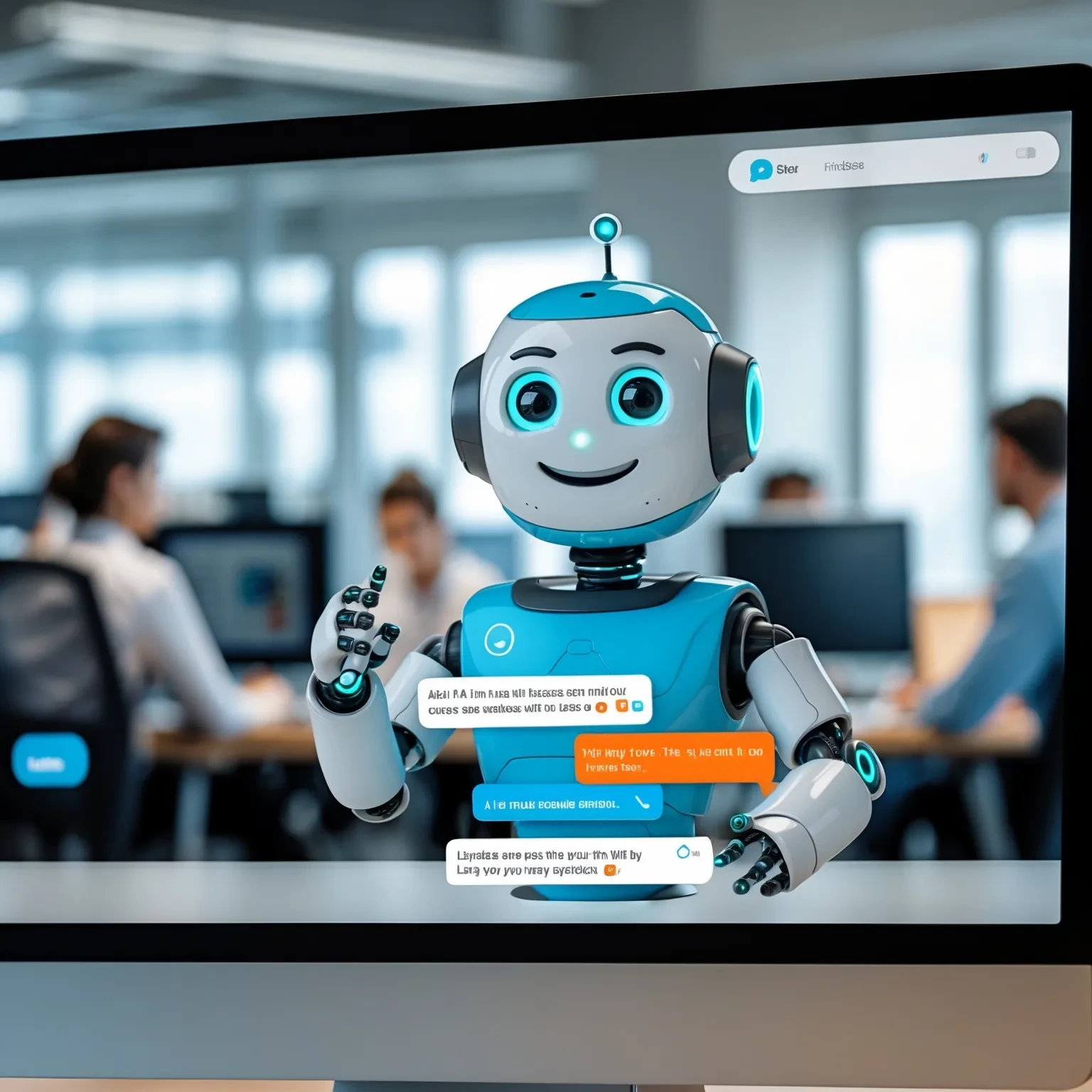 How They Simulate Human Conversations and Handle Routine Customer Inquiries lesson poster