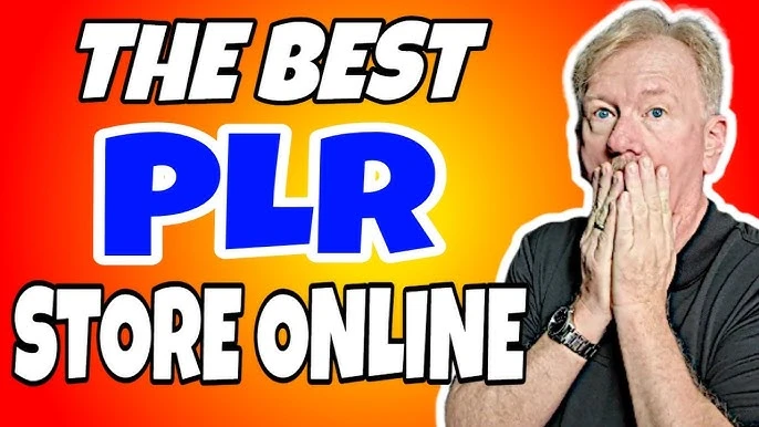 The Best PLR Online Stores lesson poster