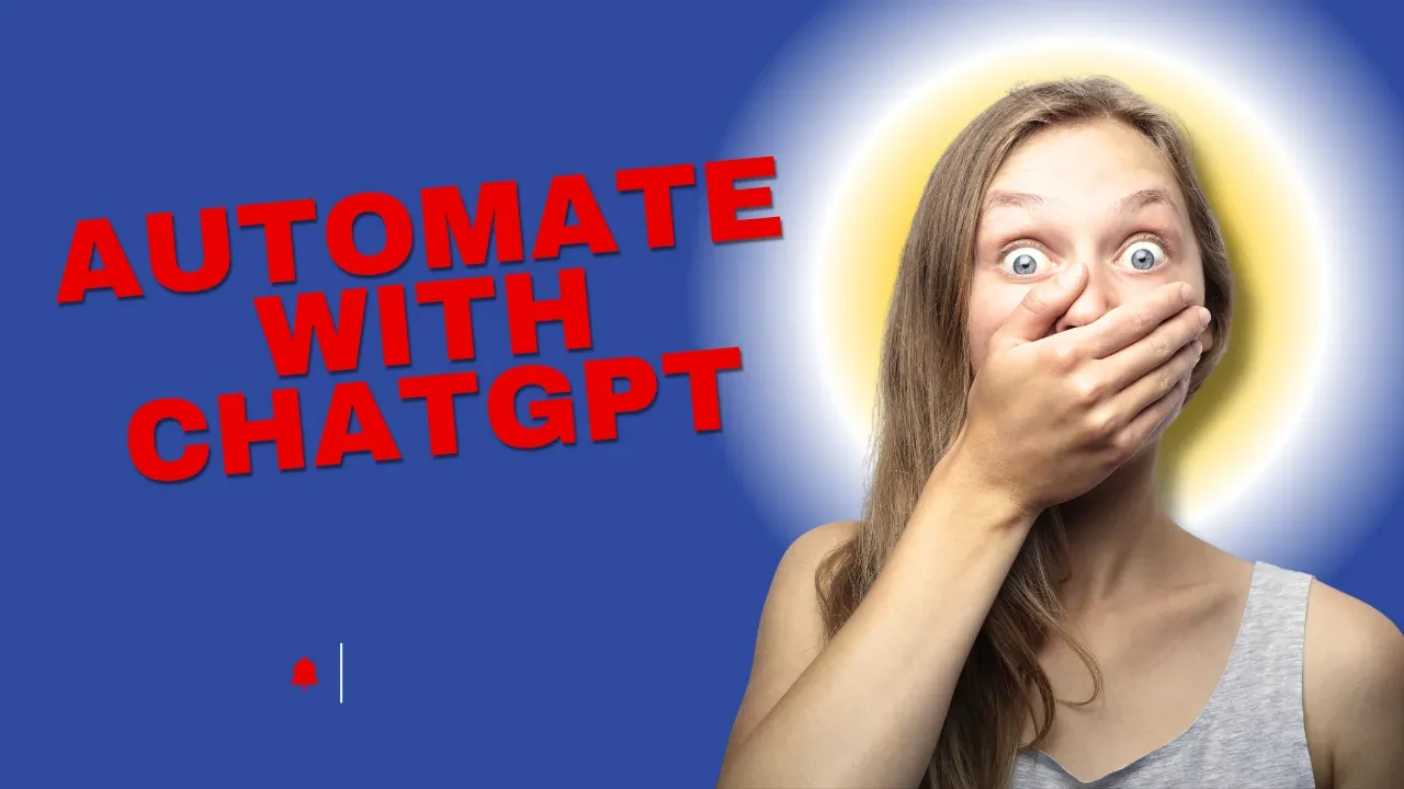 Automate with ChatGPT lesson poster