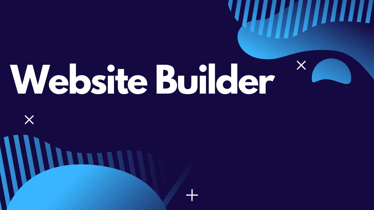 Website Builder lesson poster