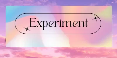 Experiment lesson poster
