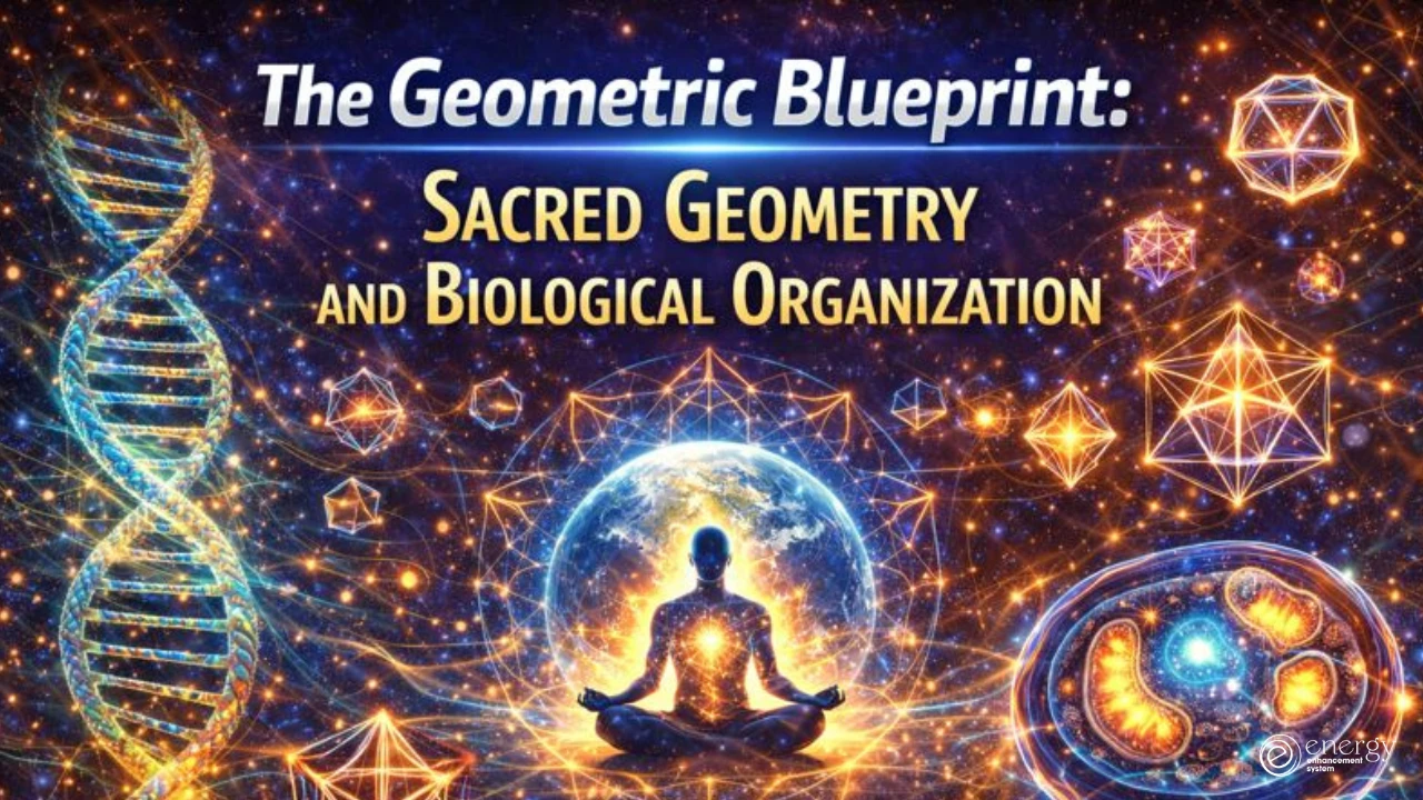 The Geometric Blueprint: Sacred Geometry and Biological Organization lesson poster