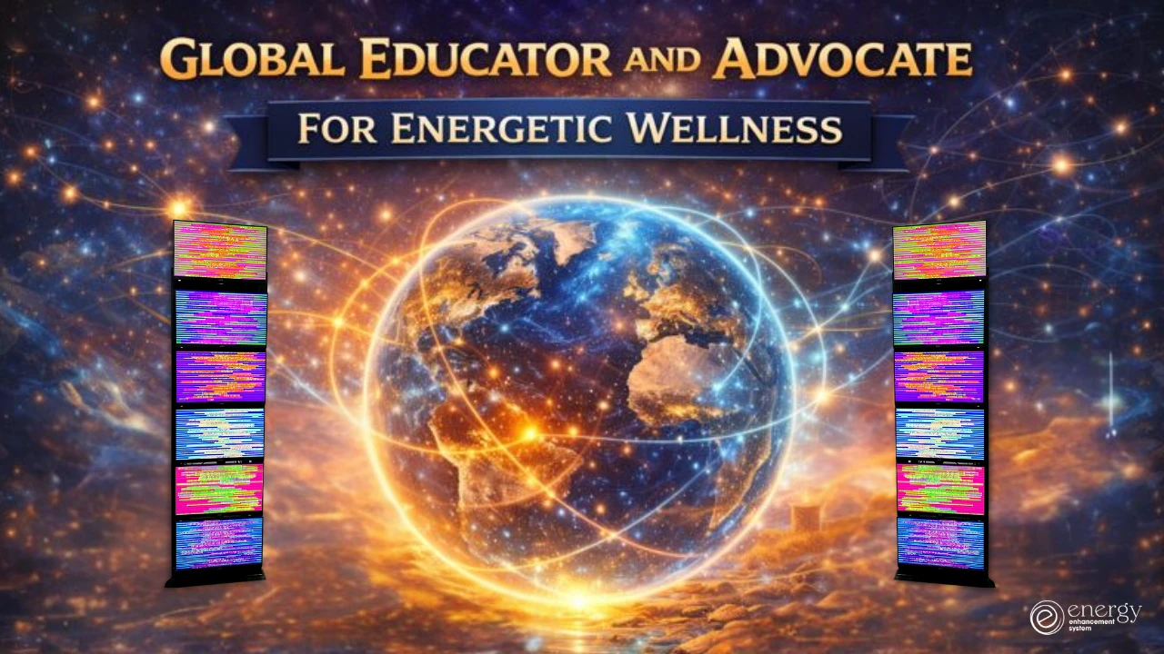 Global Educator and Advocate for Energetic Wellness lesson poster