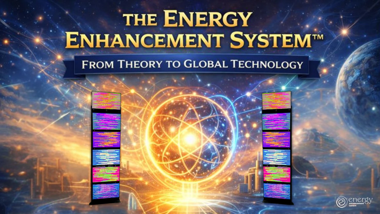 The Energy Enhancement System™: From Theory to Global Technology lesson poster