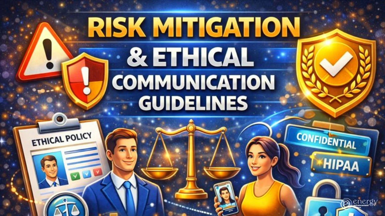 Risk Mitigation & Ethical Communication Guidelines lesson poster