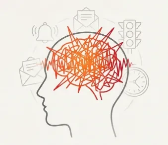 Stuck in High Alert: The Always-On Stress Response lesson poster