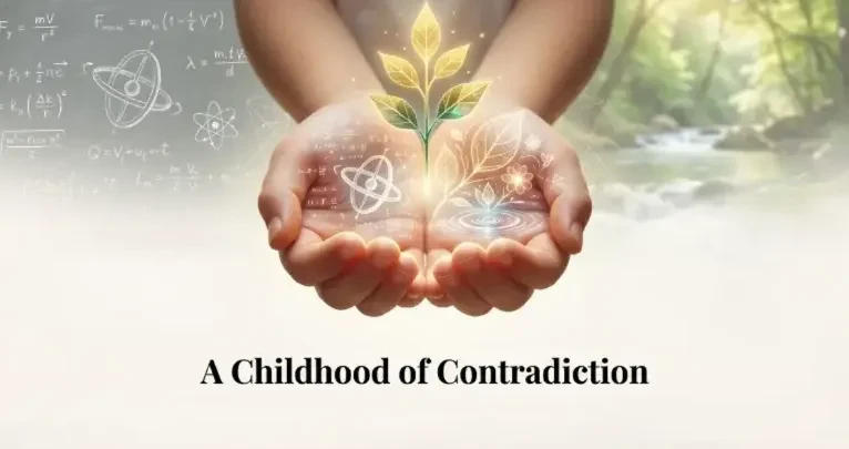 A Childhood of Contradiction lesson poster
