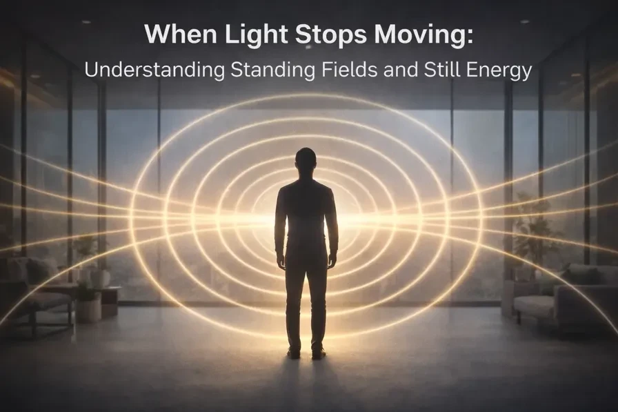 When Light Stops Moving: Understanding Standing Fields and Still Energy lesson poster