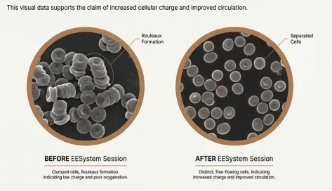 Blood Flow Under the Microscope: Visual Changes Before and After Field Exposure lesson poster