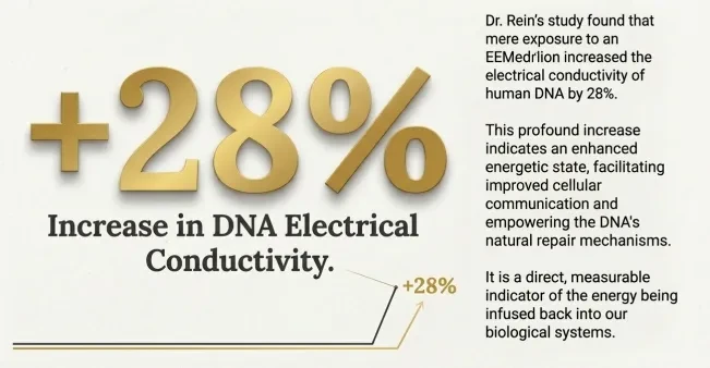 Increase in DNA Electrical Conductivity. lesson poster
