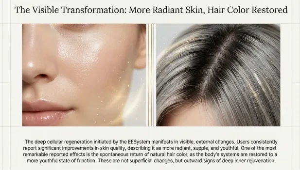 The Visible Transformation: More Radiant Skin, Hair Color Restored lesson poster