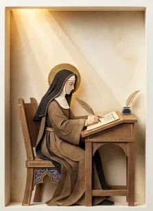 The First Transmission: A 12th Century Visionary Encodes a Living Light lesson poster