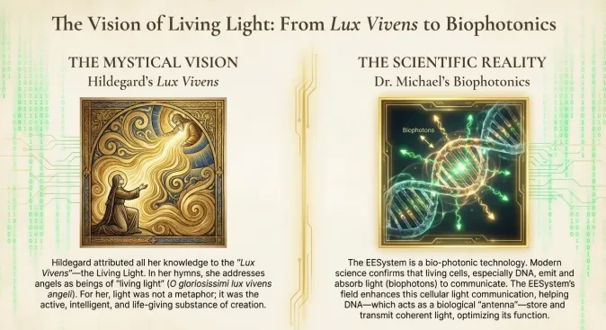 The Vision of Living Light: From Lux Vivens to Biophotonics lesson poster
