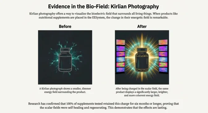 Visual Patterns Observed Using Kirlian Photography lesson poster