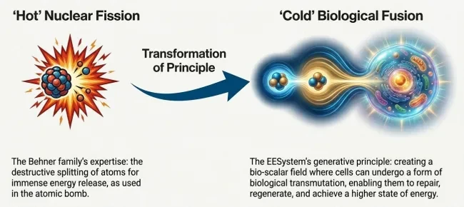 Cold Fusion in the Body: A Nuclear Analogy lesson poster