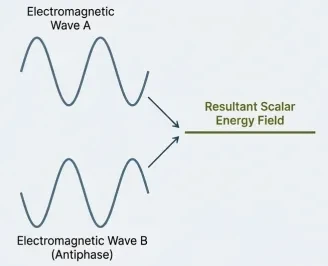 Mechanism of Action: Scalar Field Generation via Destructive Interference lesson poster