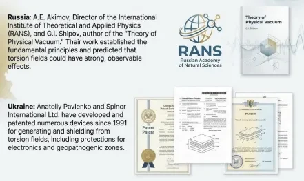 Decades of International Research in Torsion Physics lesson poster