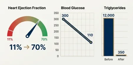 Case Studies: Reported Impact on Systemic and Chronic Disease Markers lesson poster