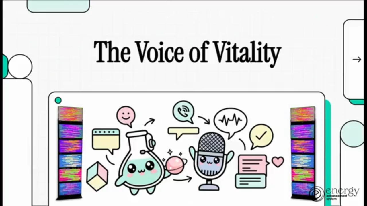 The Voice of Vitality lesson poster