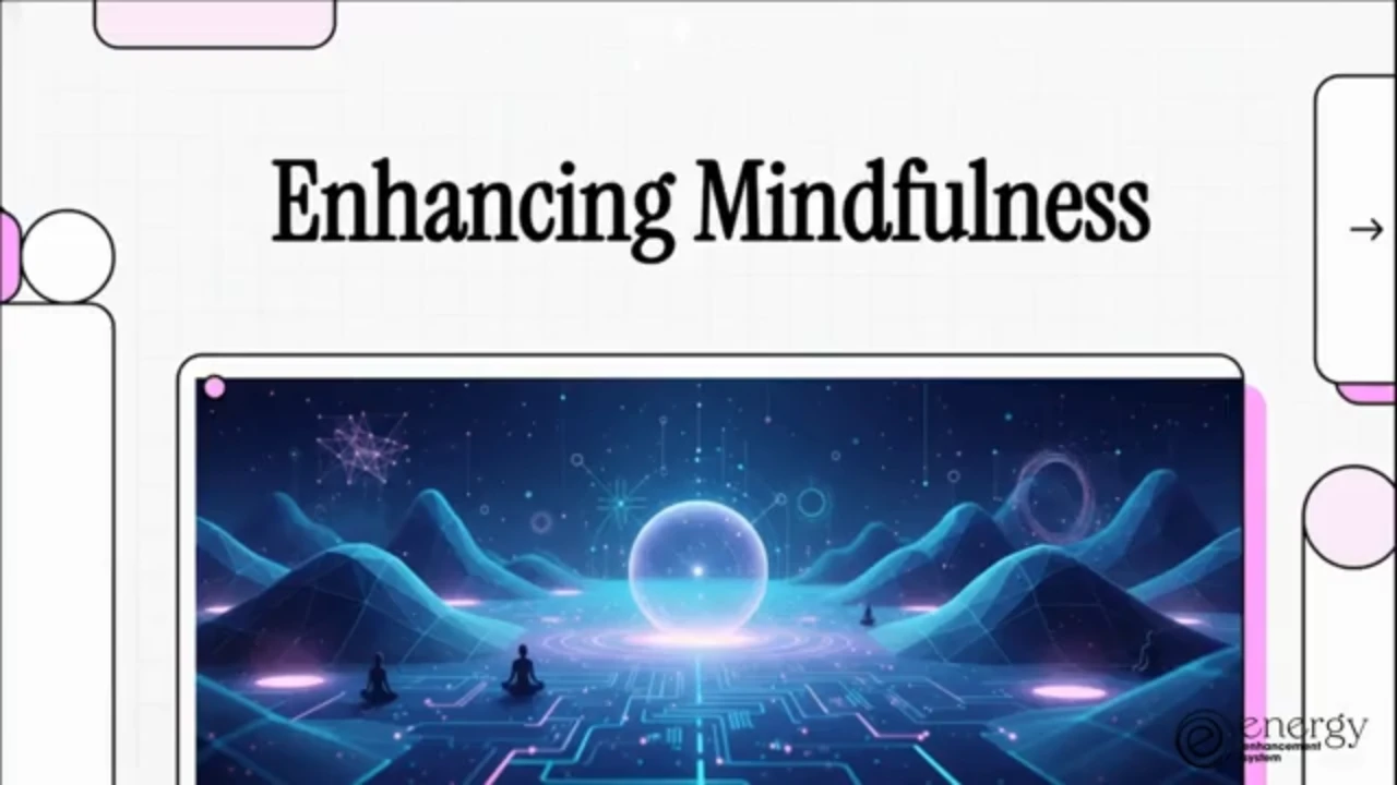 Enhancing Mindfulness lesson poster