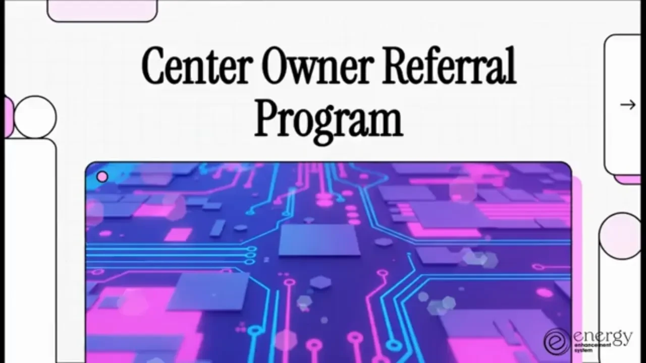 Center Owner Referral Program lesson poster