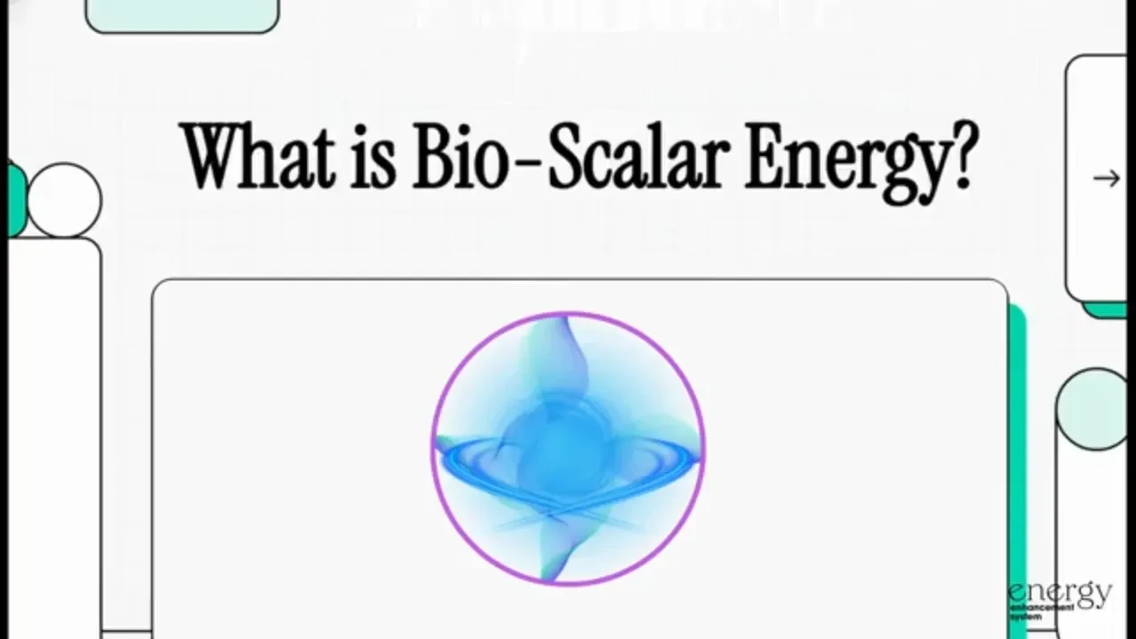 What is Bio-Scalar Energy? lesson poster