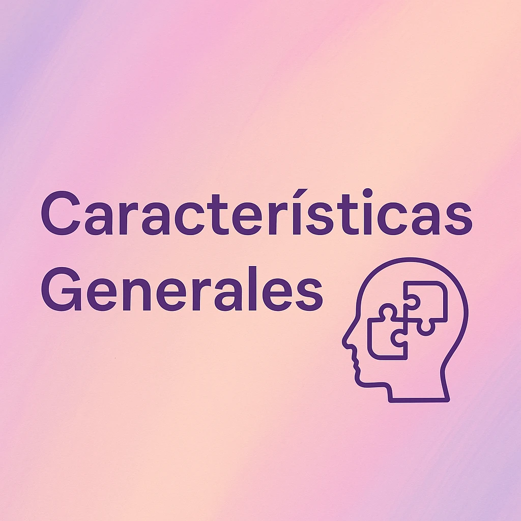 Características generales lesson poster