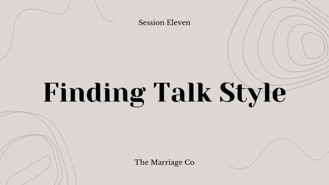 Your Talk Style lesson poster