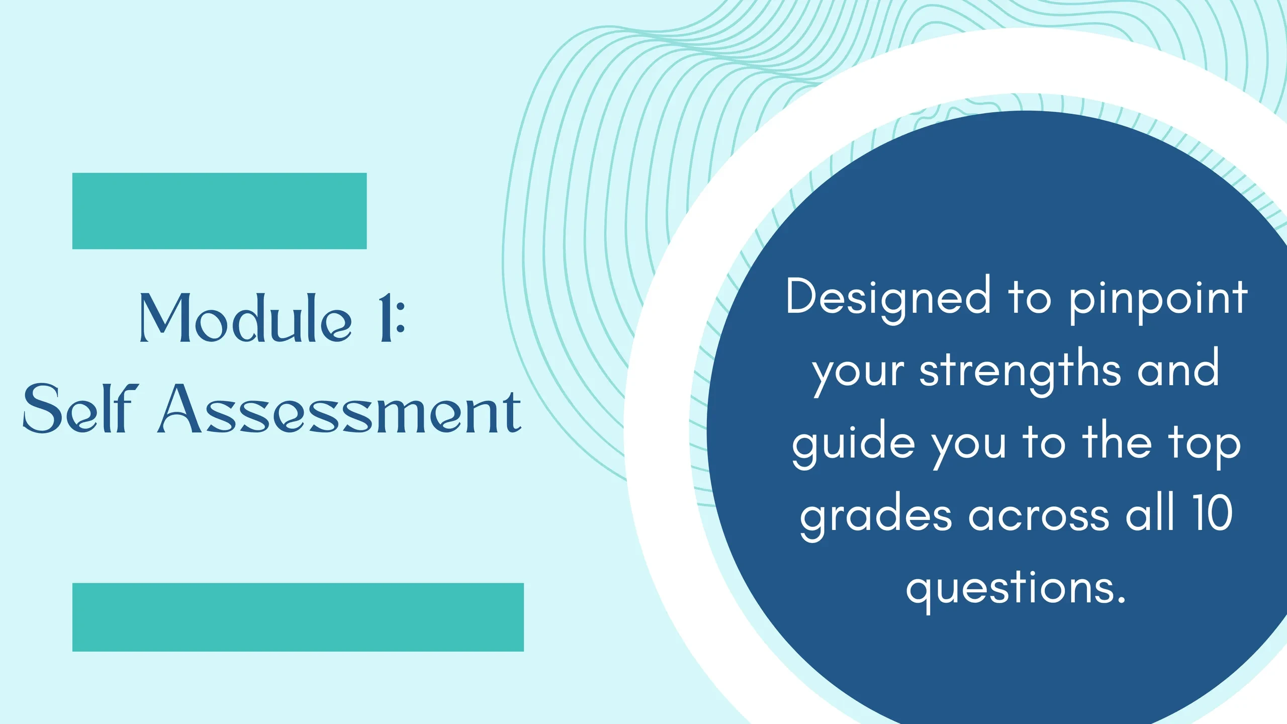 Self Assessment lesson poster