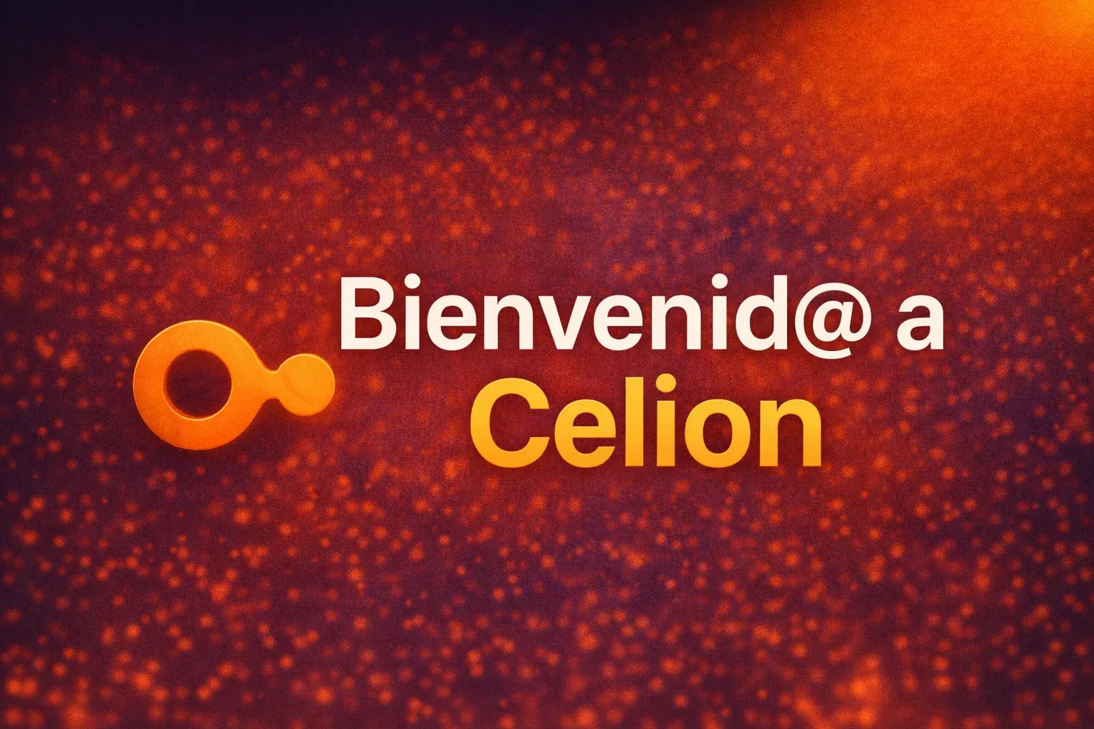 Bienvenid@ a Celion  lesson poster