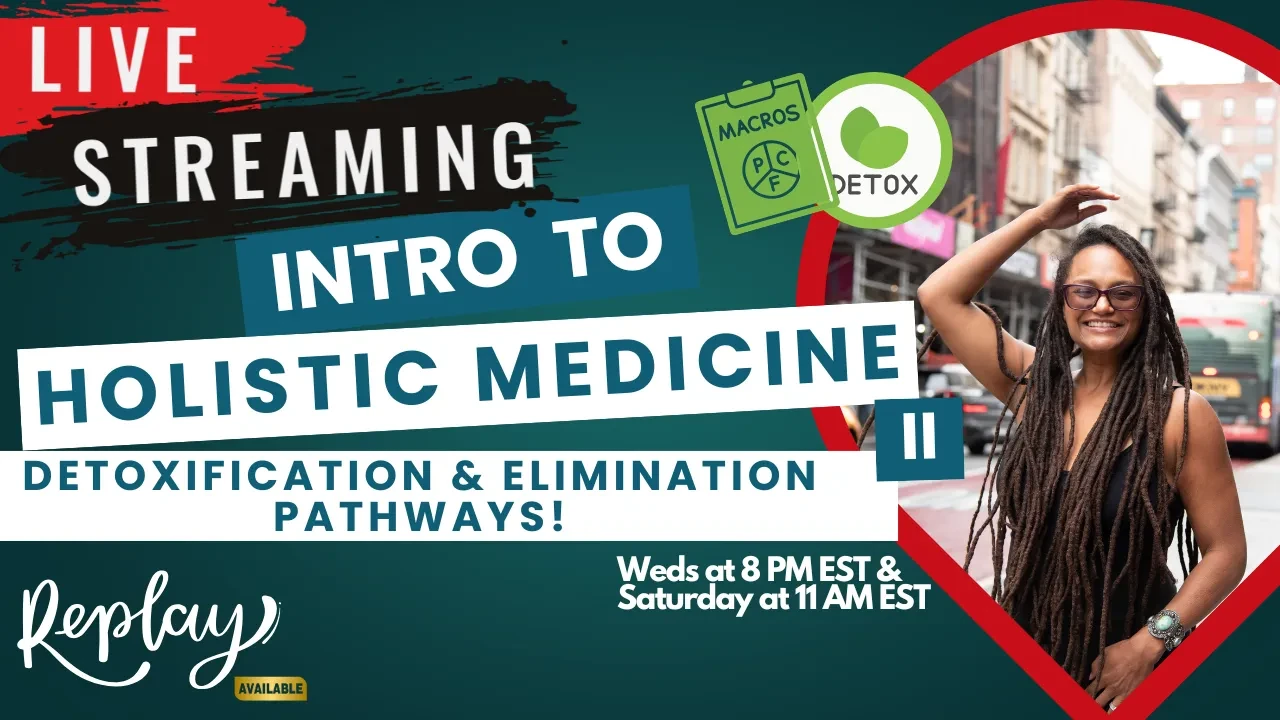 Welcome to Intro to Holistic Medicine II: Detoxification & Elimination Pathways! lesson poster