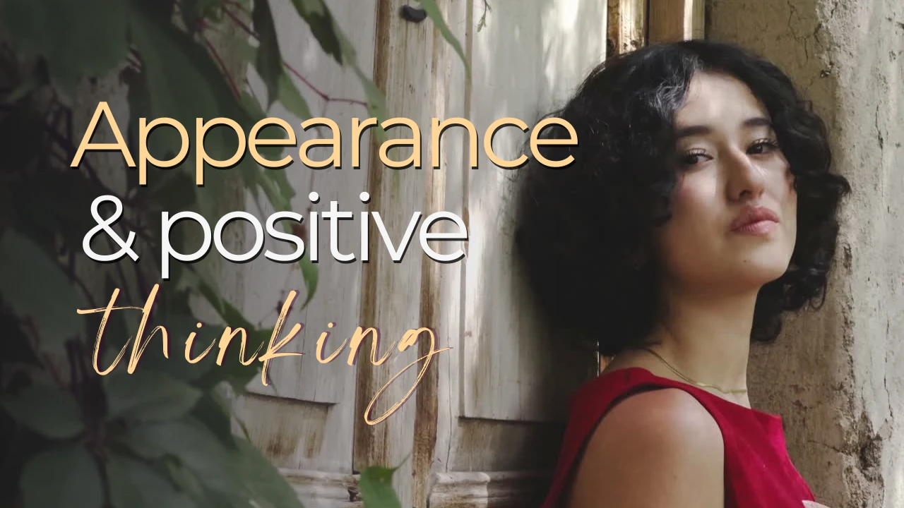 Appearance & positive thinking (2 min) lesson poster
