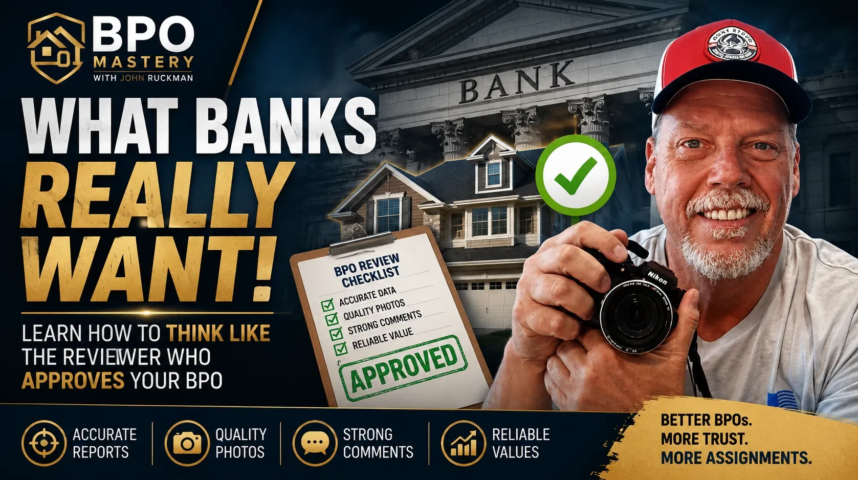 What Banks Really Want from a BPO Agent lesson poster