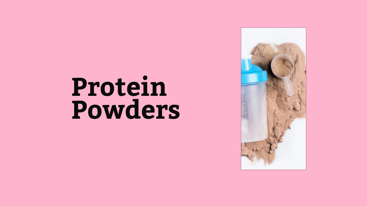 Protein powders - how to choose a good one lesson poster
