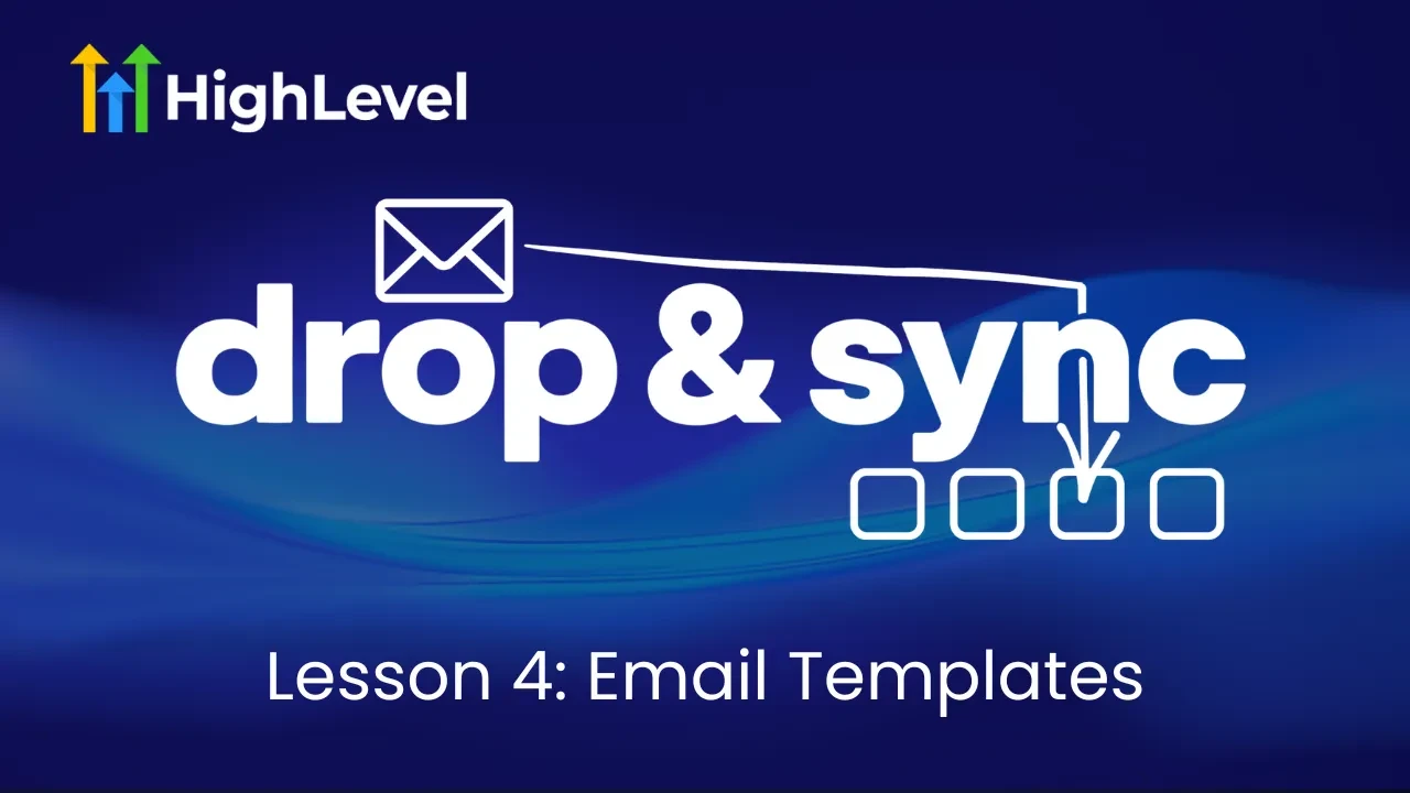 Lesson 4a: Campaign email Templates - Newsletter Layout lesson poster