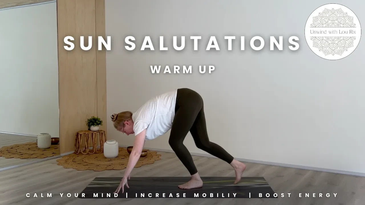 Sun Salutations lesson poster