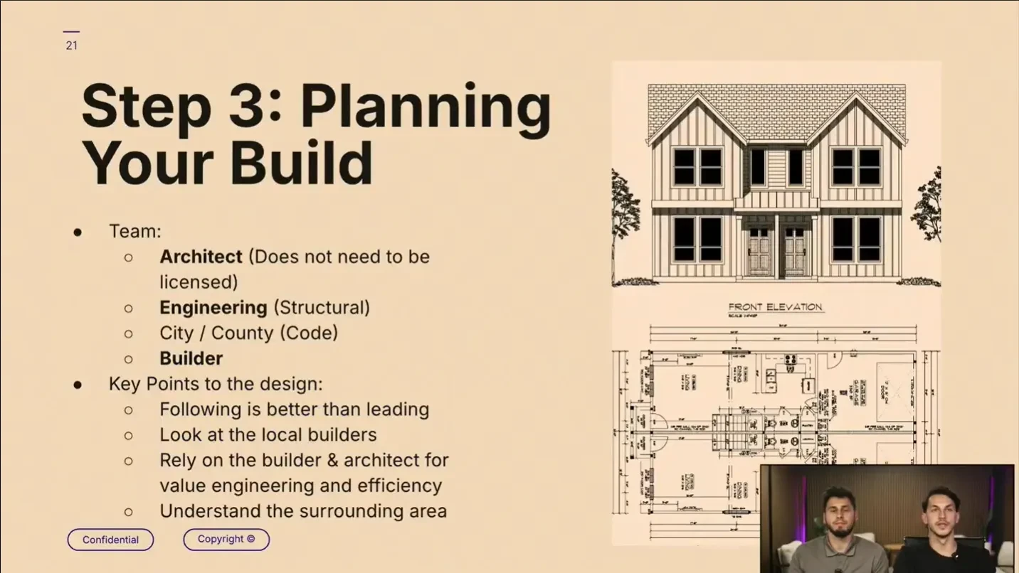 Step 3 - Planning Your Build lesson poster