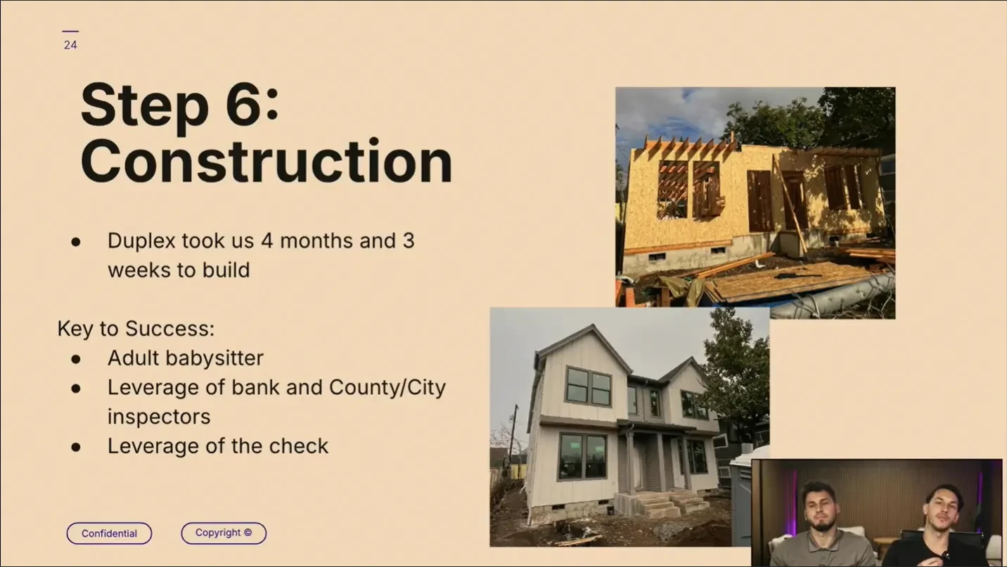 Step 6 - Construction lesson poster