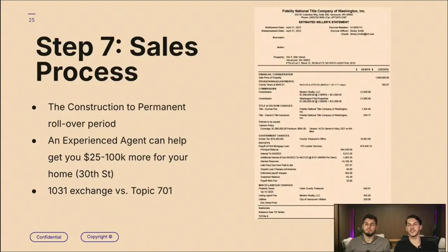 Step 7 - Sales Process lesson poster