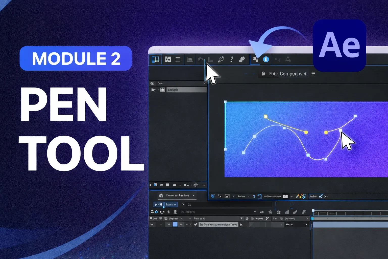 Module 2: Pen Tool lesson poster