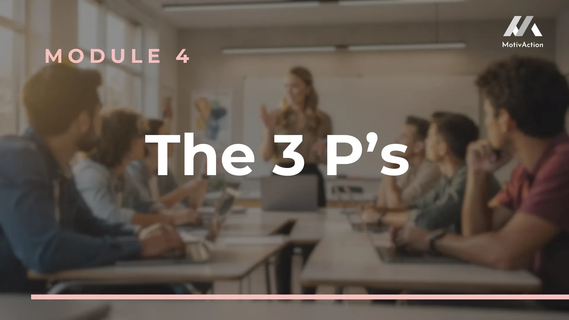 Module 4 - Drama Stops Here lesson poster