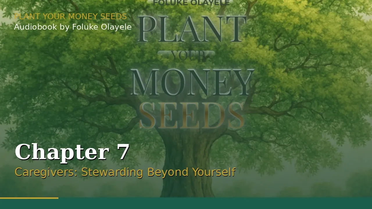 Chapter 7 – Caregivers: Stewarding Beyond Yourself lesson poster