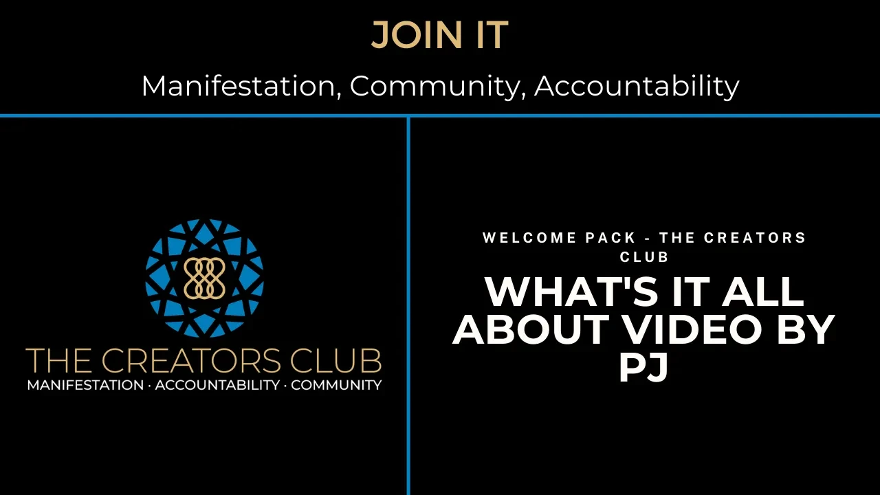 What's it all about Video by PJ lesson poster