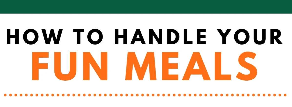 How To Handle Your Fun Meals lesson poster