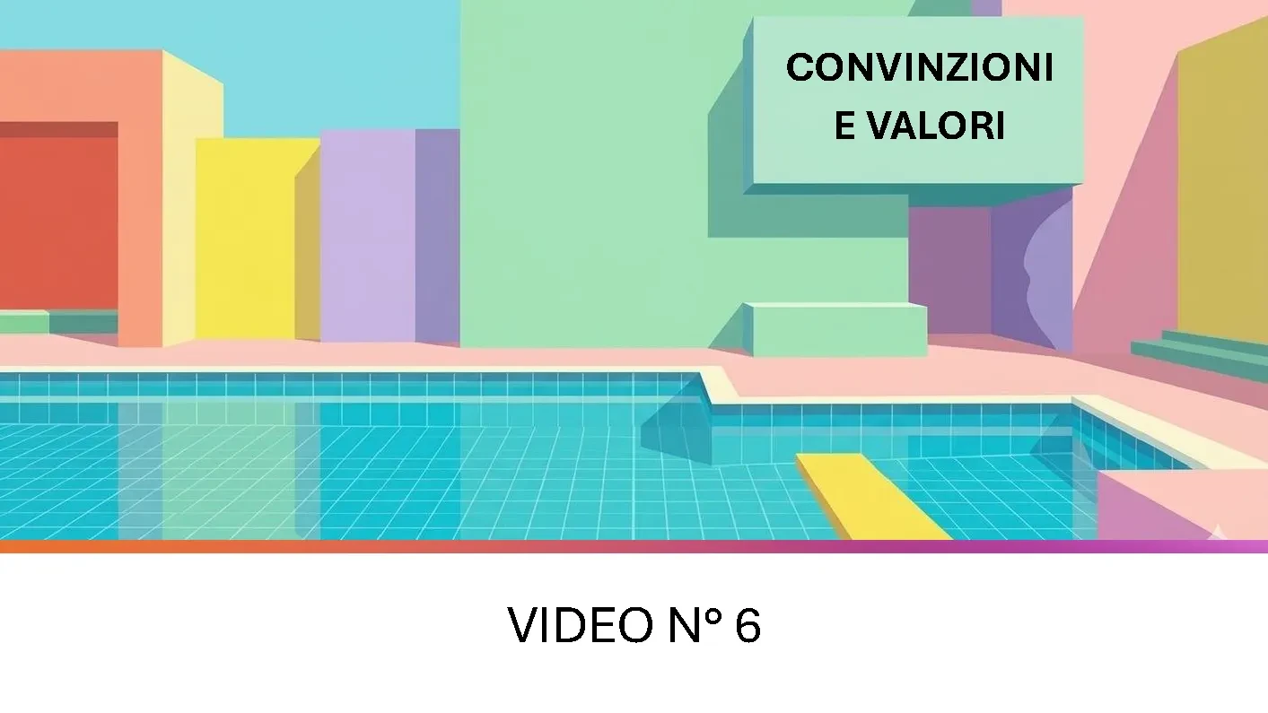 Convinzioni e Valori lesson poster