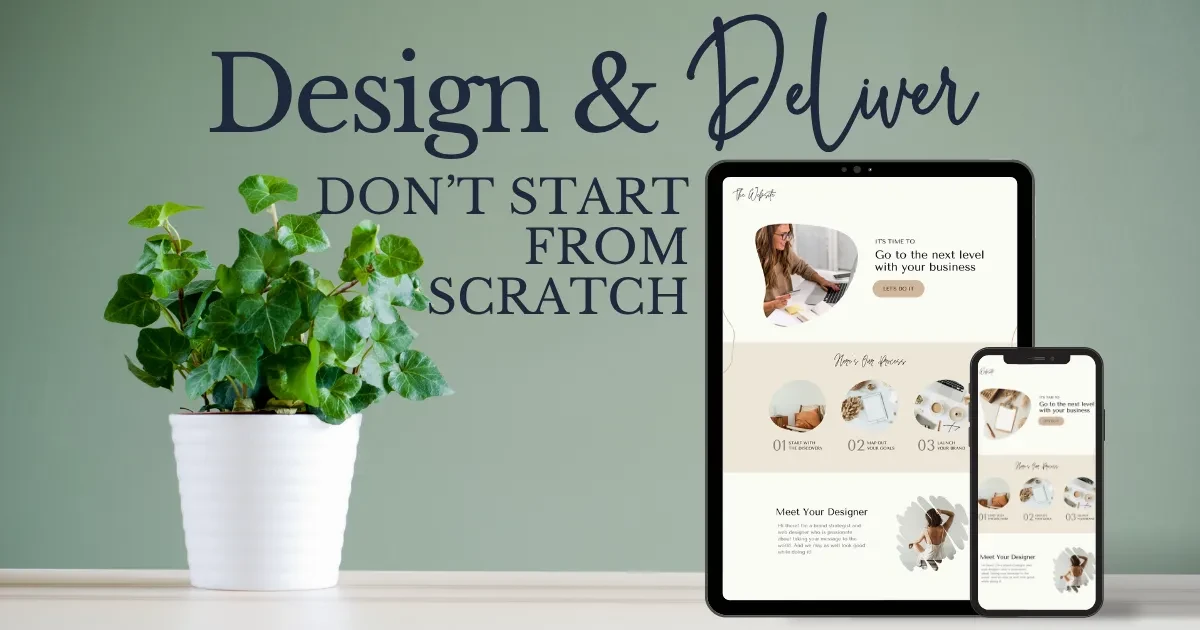 Don't Start From Scratch lesson poster