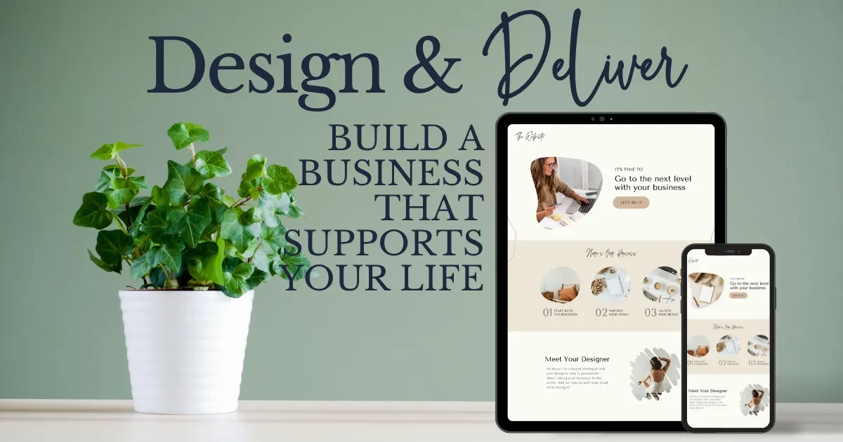 Build A Business That Supports Your Life lesson poster