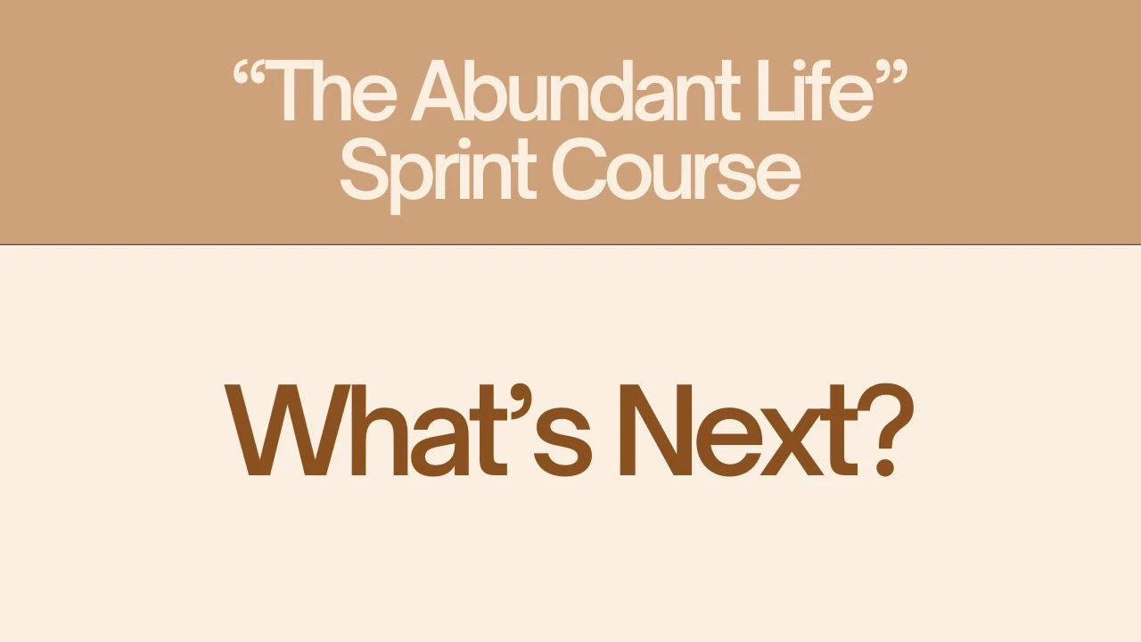 What's next? lesson poster